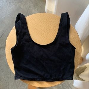 Wilfred Free Cotton Cropped Tank